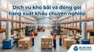 dịch vụ kho bãi đóng gói xuất khẩu