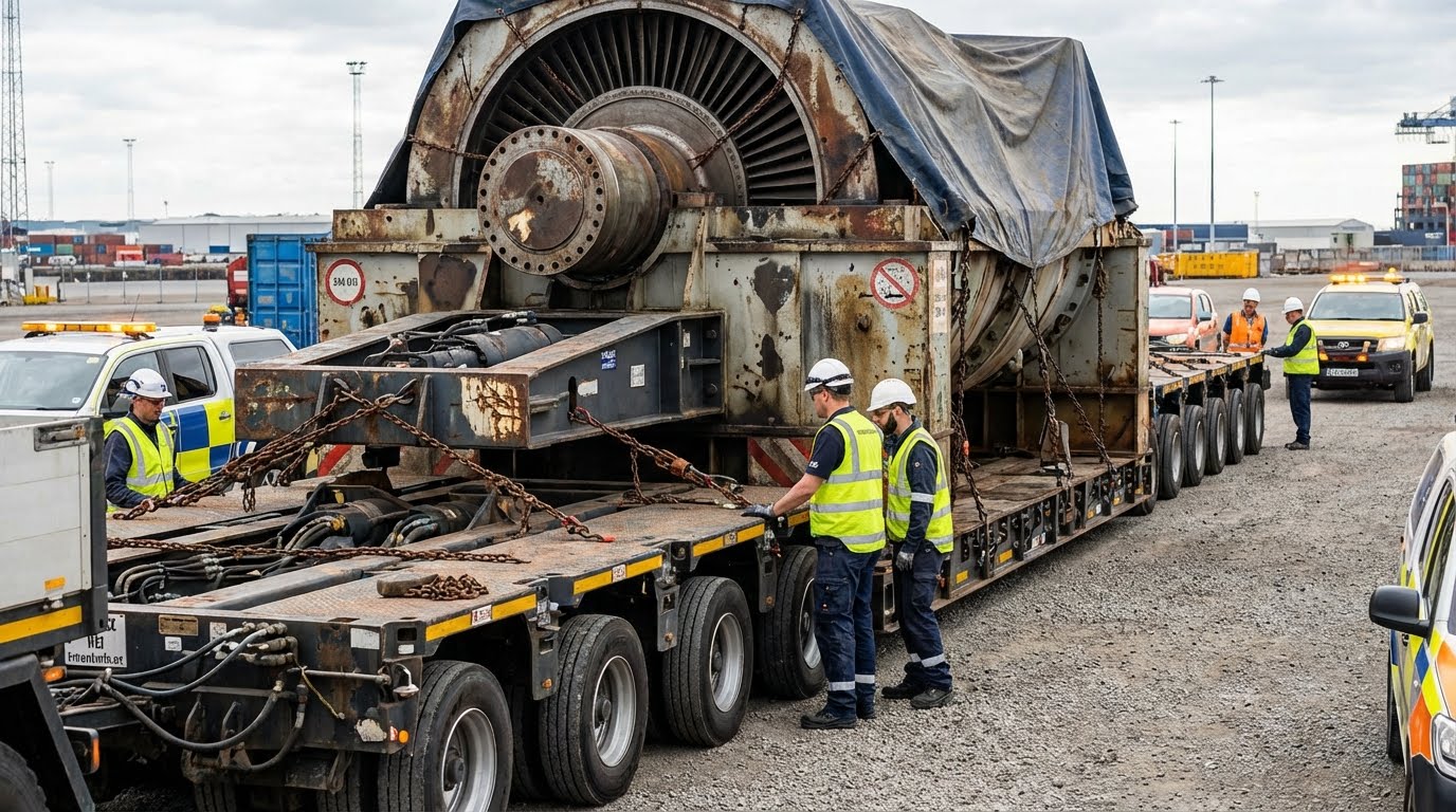 Giải pháp vận chuyển hàng siêu trường siêu trọng