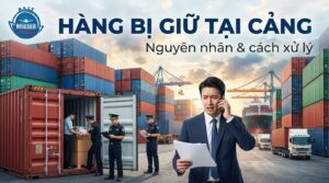 hàng bị giữ tại cảng