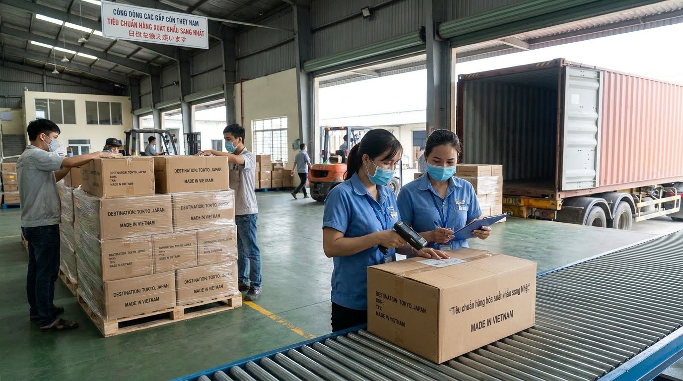 Tiêu chuẩn hàng hóa xuất khẩu hàng sang Nhật Bản