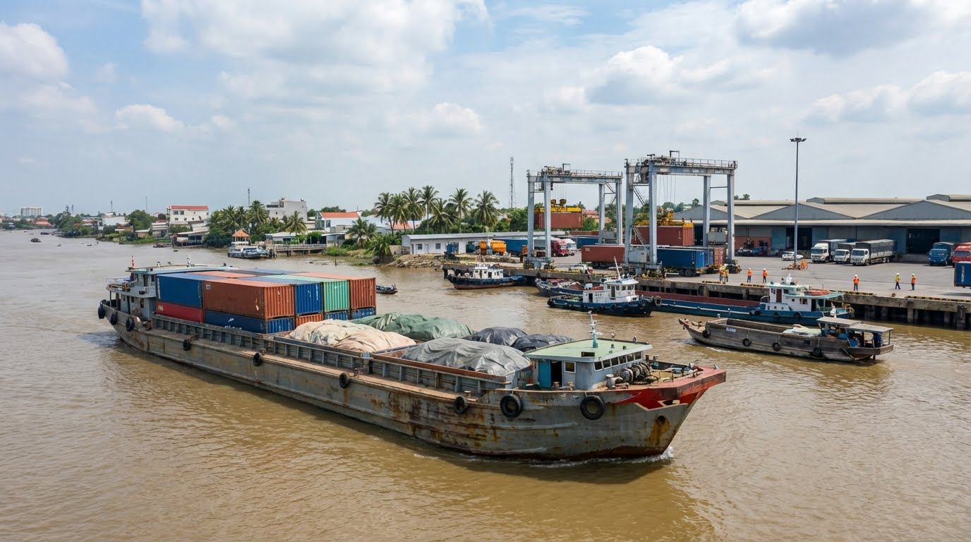 Vận chuyển hàng hóa nội địa đường sông