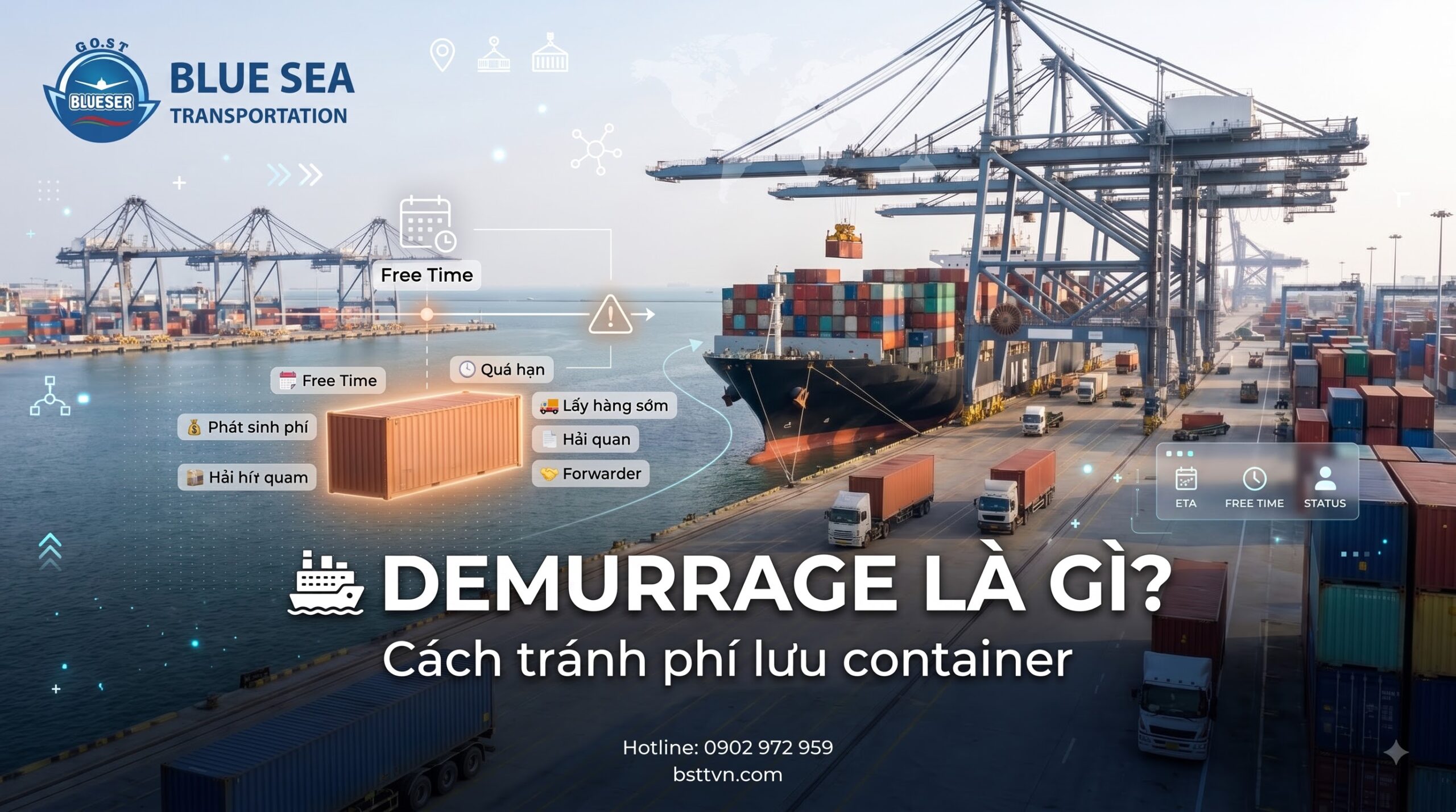 DEMURRAGE LÀ GÌ? CÁCH TRÁNH PHÍ LƯU CONTAINER HIỆU QUẢ