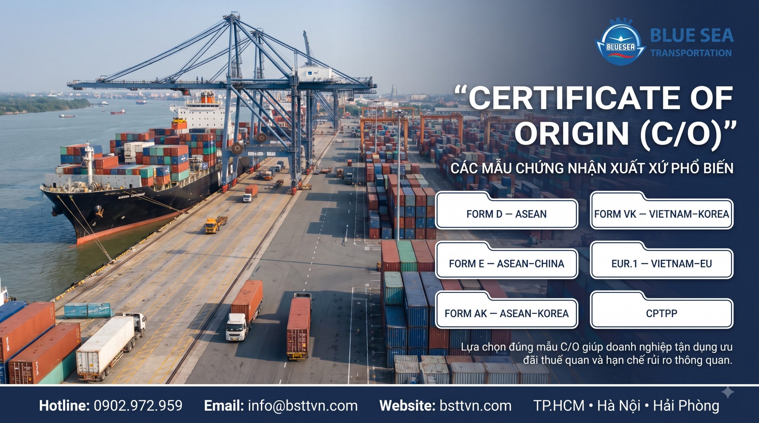 Certificate of Origin là gì? Các mẫu C/O phổ biến hiện nay